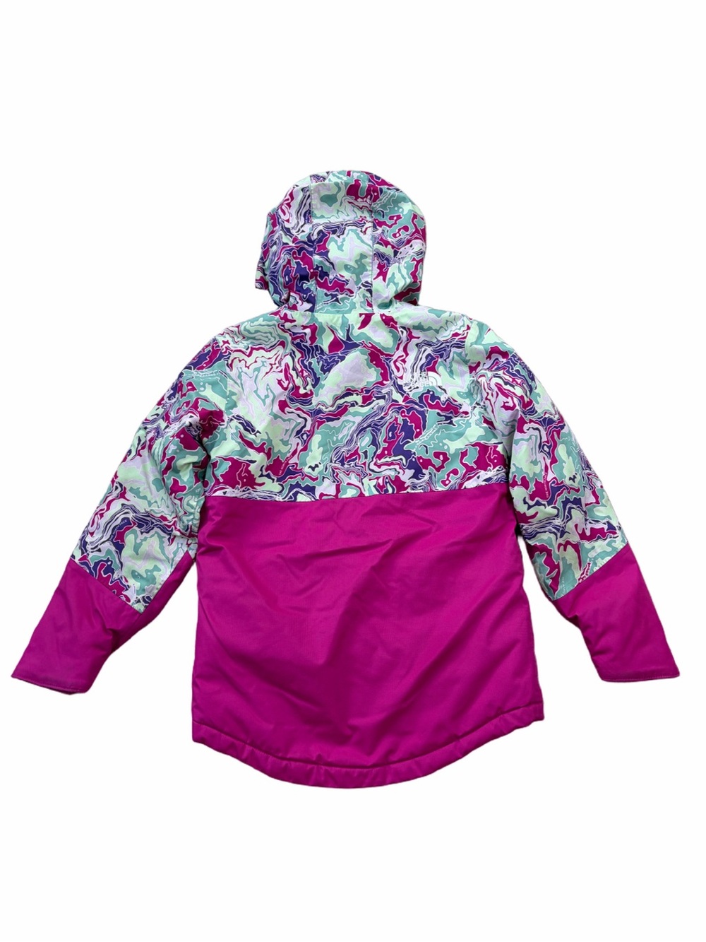 The North Face Girls Size 7 Pink Freedom Insulated Winter Ski Jacket Coat - Picture 2 of 10